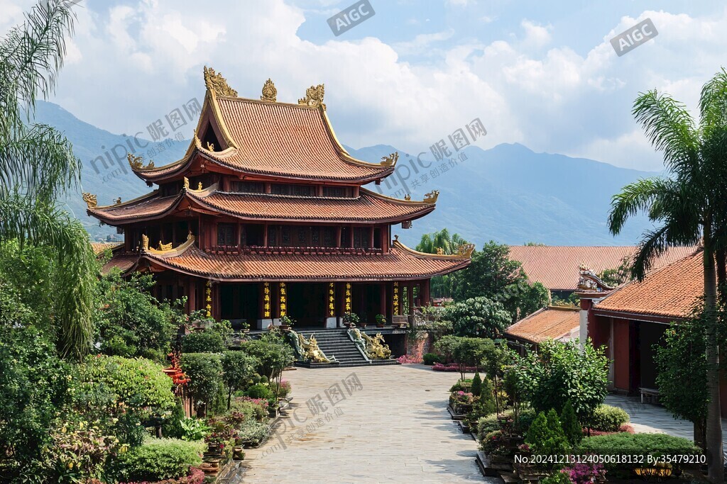 崇圣寺山门全貌