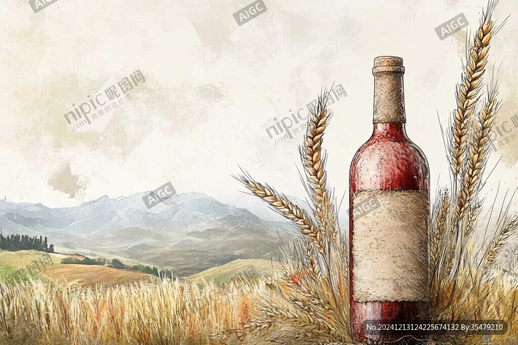 粮食酒背景
