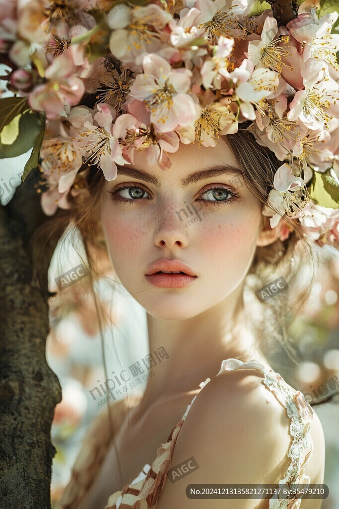 唯美花间美人