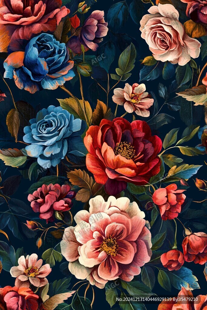 欧美古典花卉