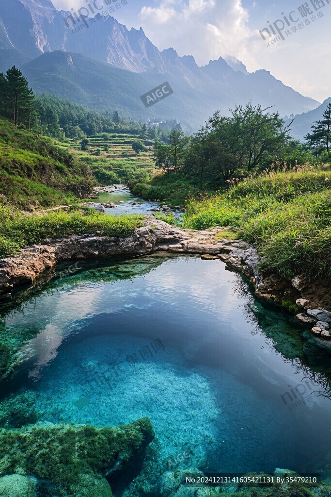 唯美自然山青水秀