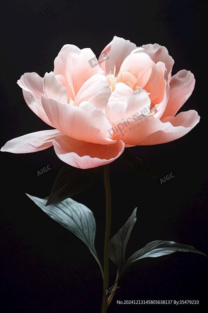 3d牡丹花卉