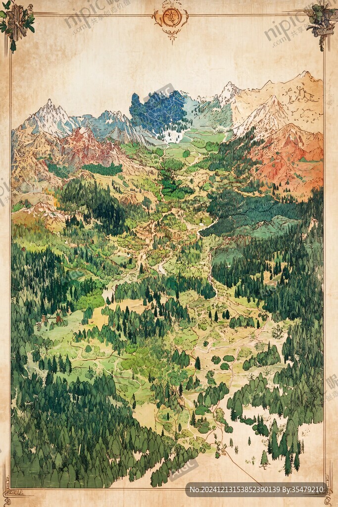 复古导览图