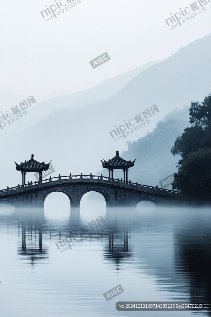 湘湖晨雾