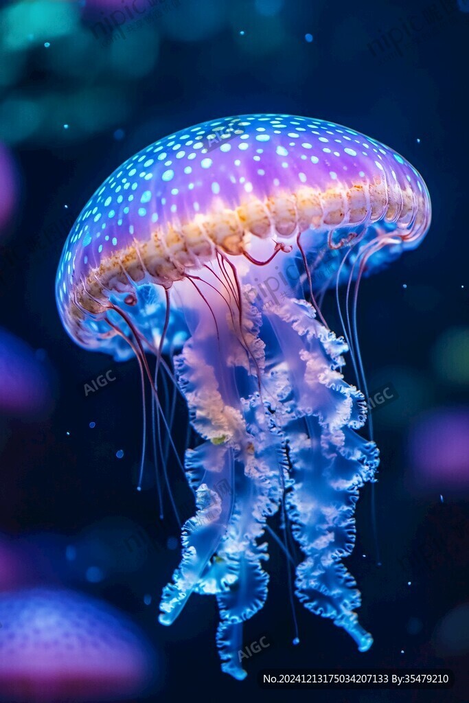 海洋生物梦幻水母