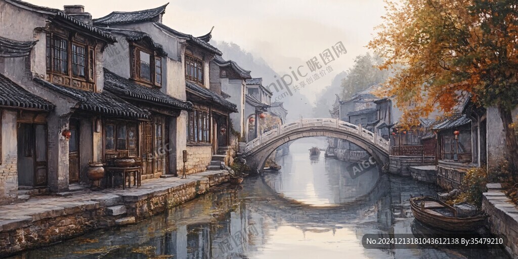 唯美古镇风光