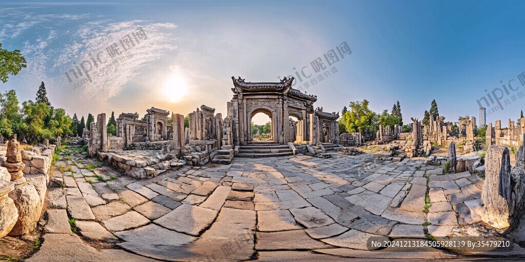 棂星门全景