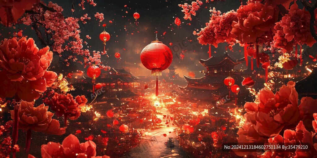 喜庆氛围渲染