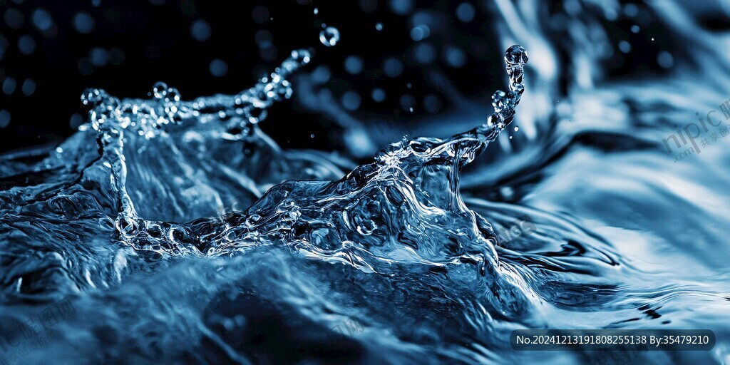 水动力水素材水背景