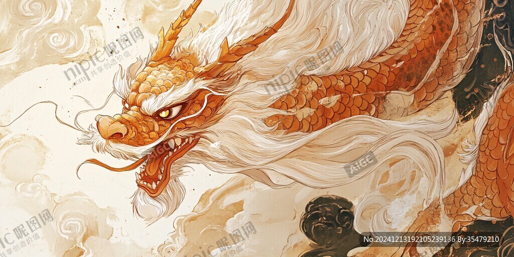 龙年系列包装插画