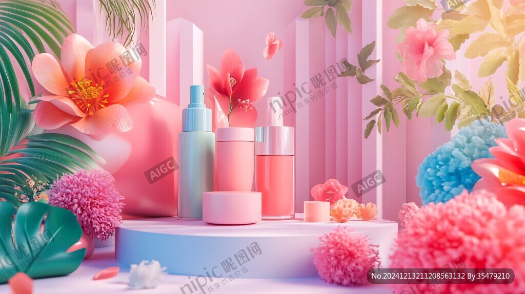 化妆品场景图