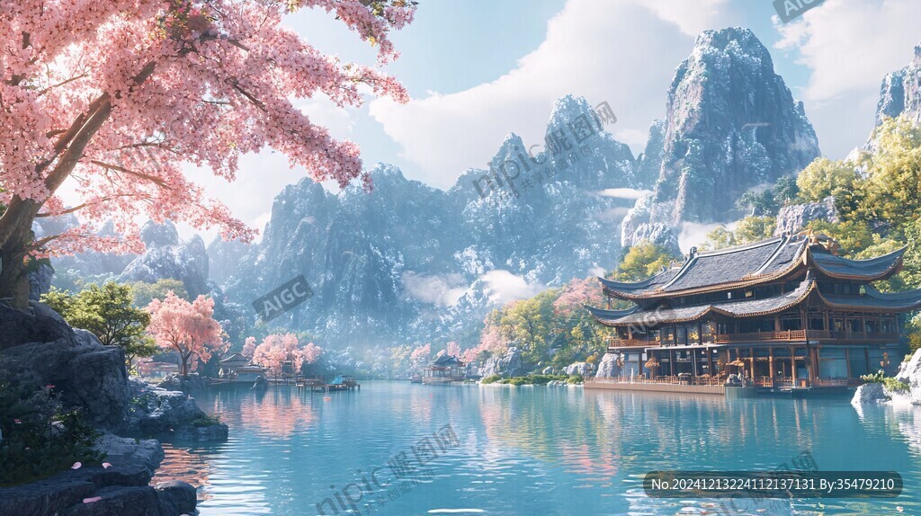游戏山水场景