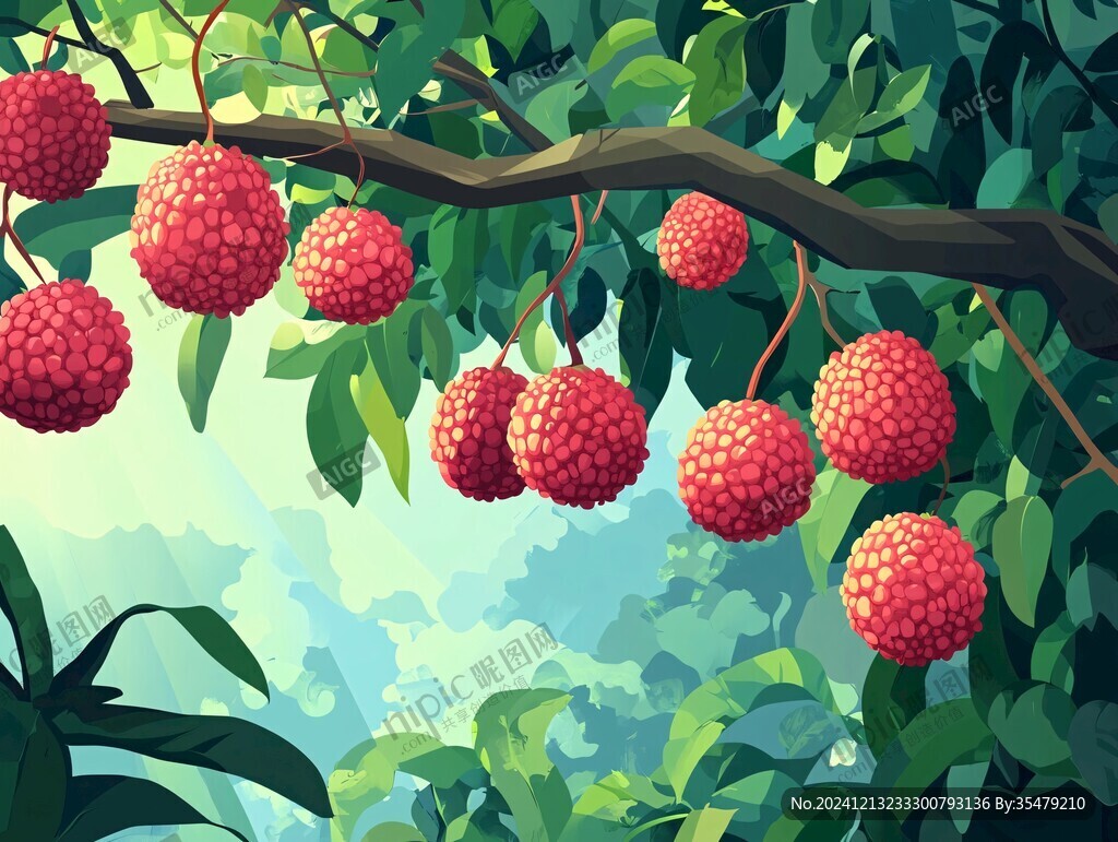 荔枝树插图
