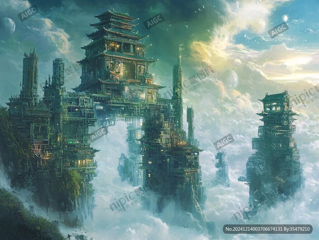 古风仙境天上宫阙