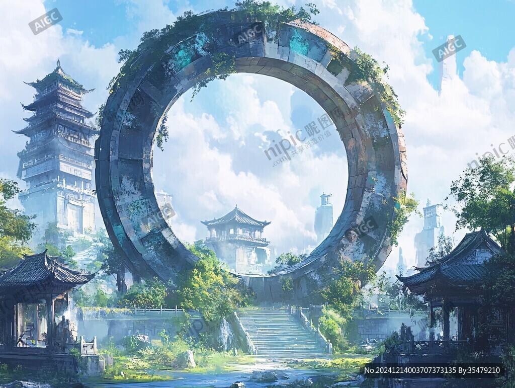 古风场景概念图