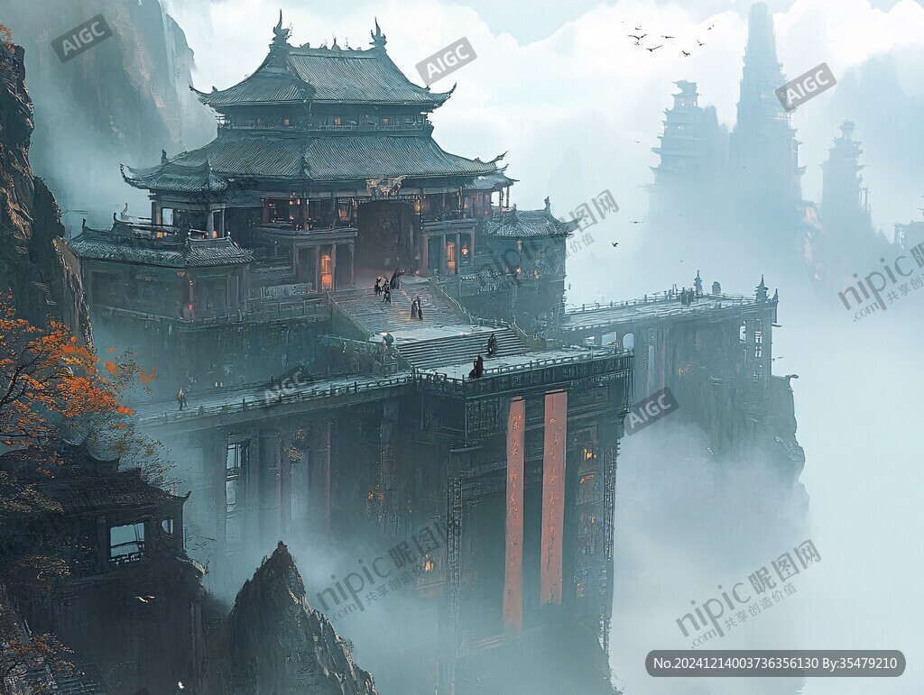 古风仙境天上宫阙