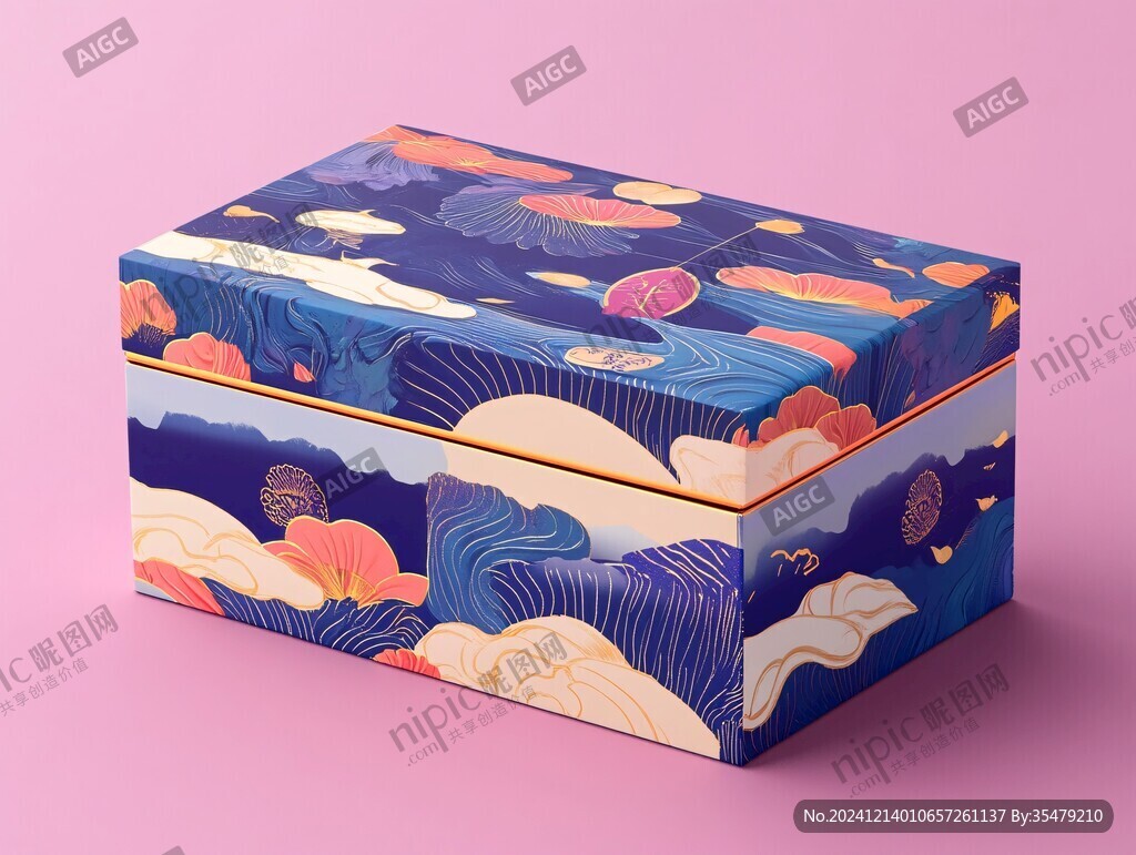 新中式插画礼盒