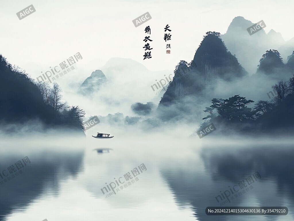 大江湖畔禅意山水