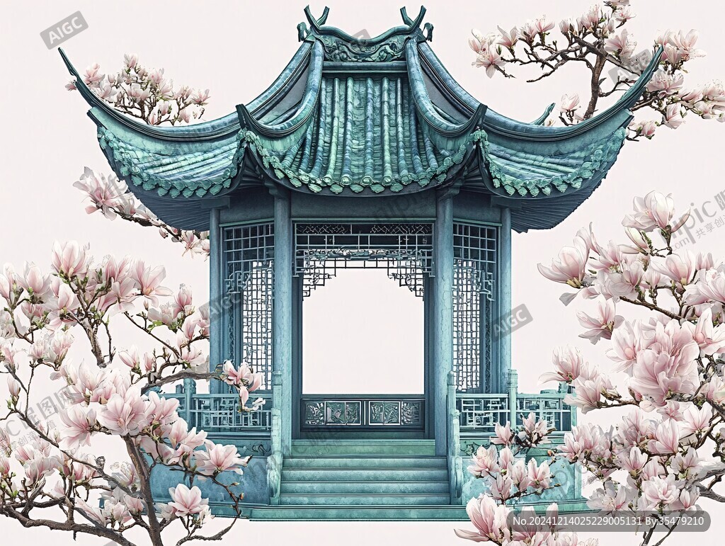 焦山胜境牌楼插画