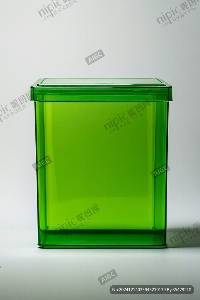 长方形玻璃容器