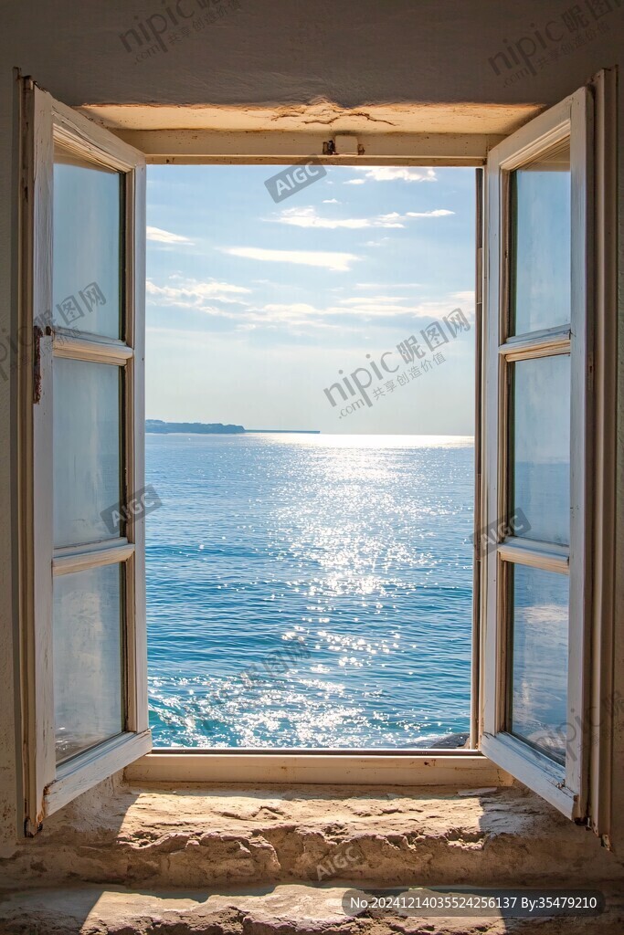 透过窗口海看海
