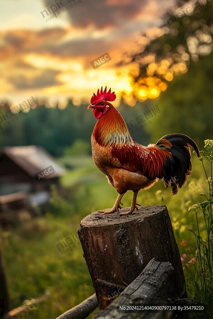 雄鸡高清图