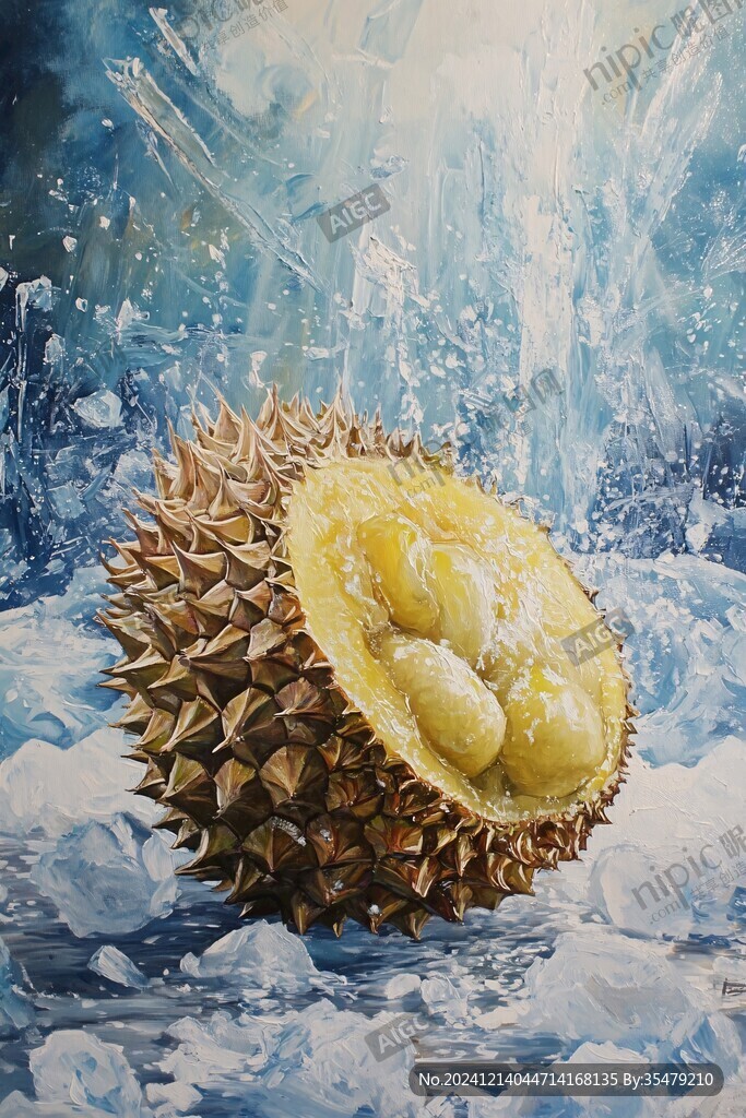 榴莲招贴