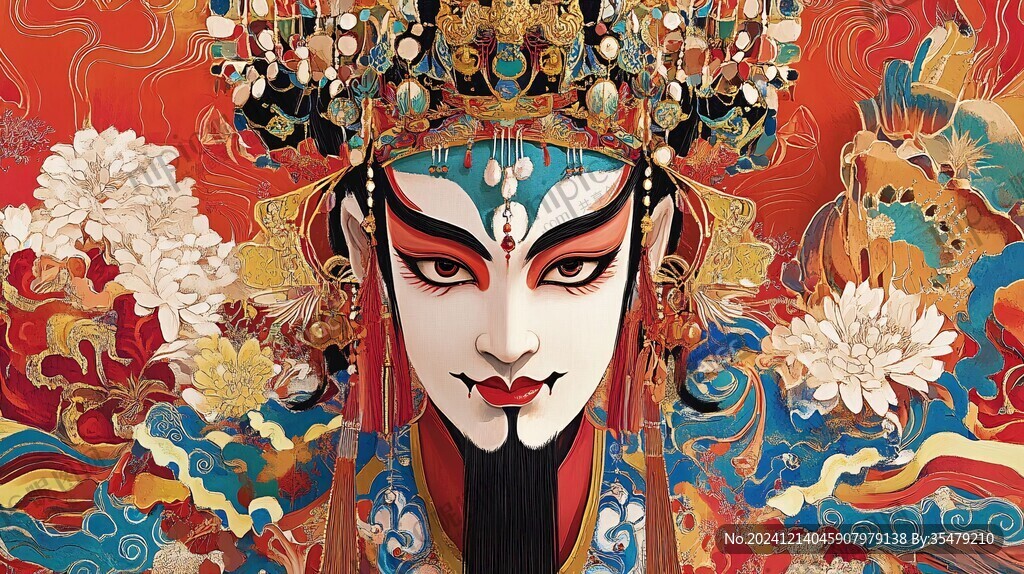 插画武旦
