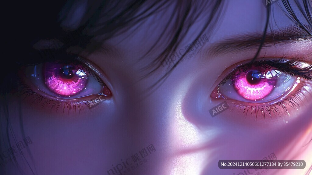 眼睛炫光