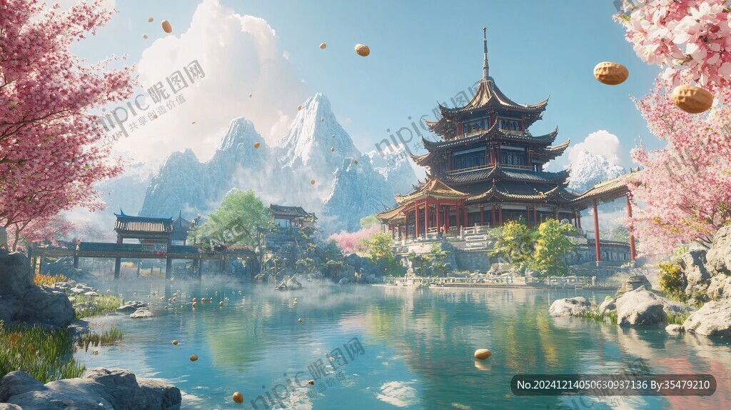 游戏山水场景