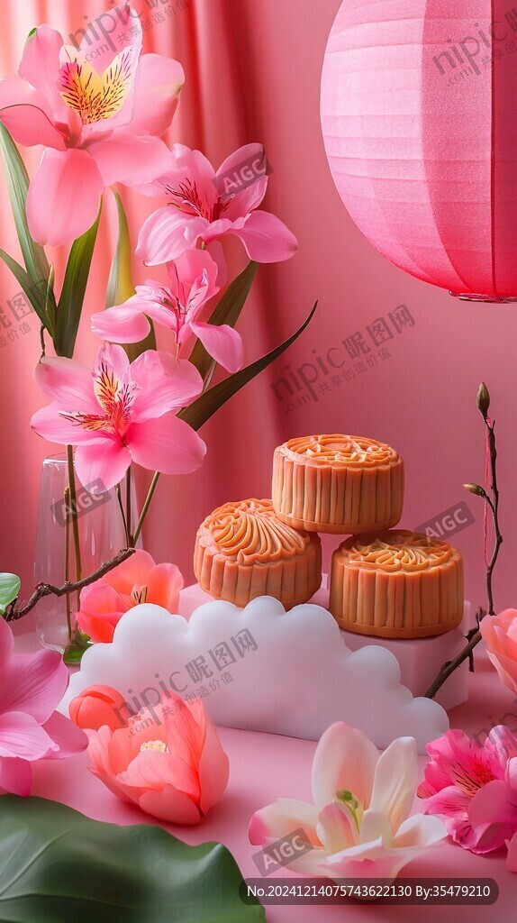 3d月饼场景