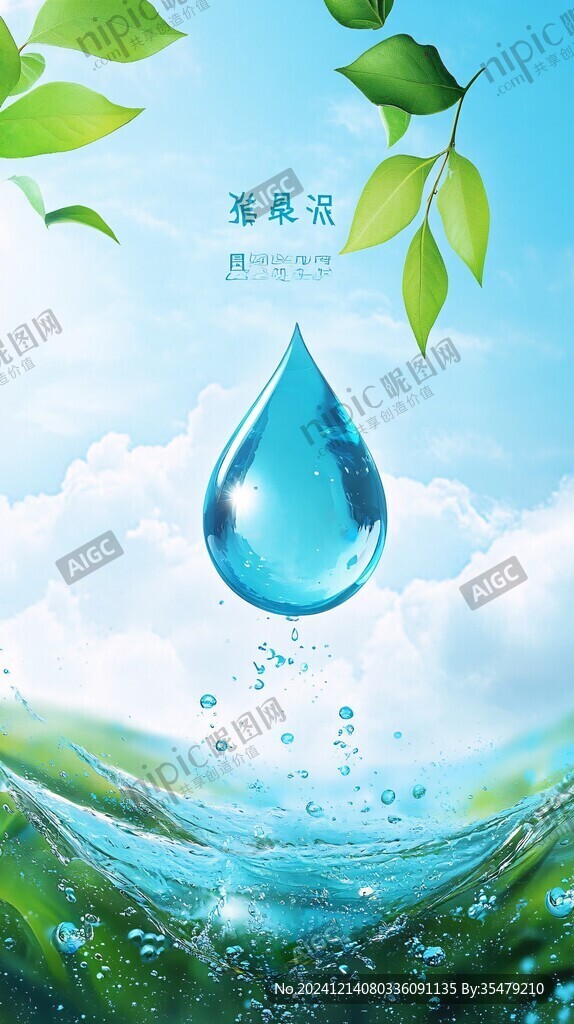 保护水资源广告