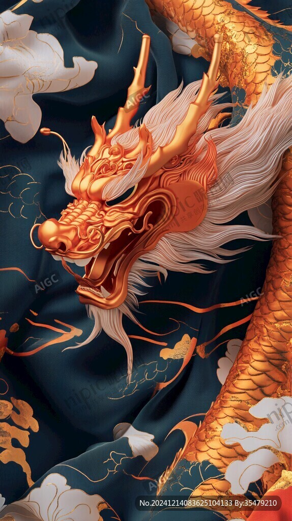 龙年包装插画