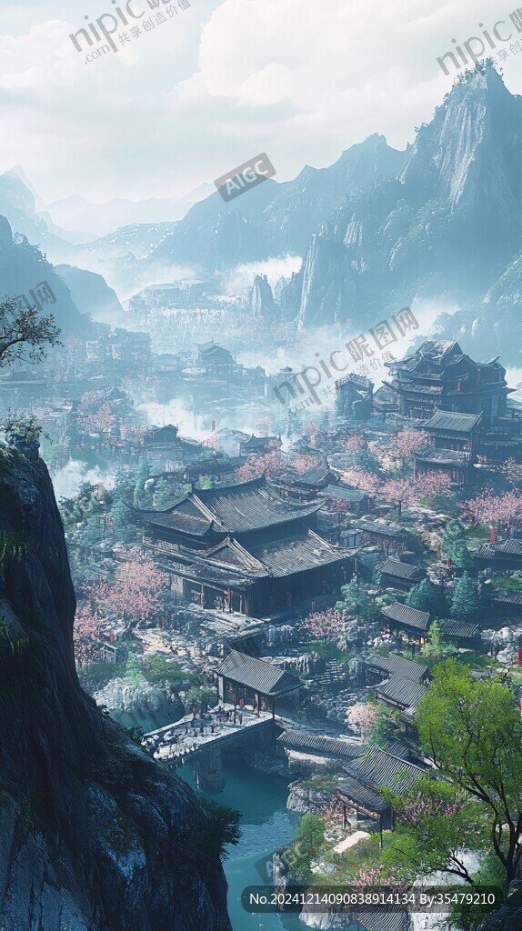 古风人物大场景
