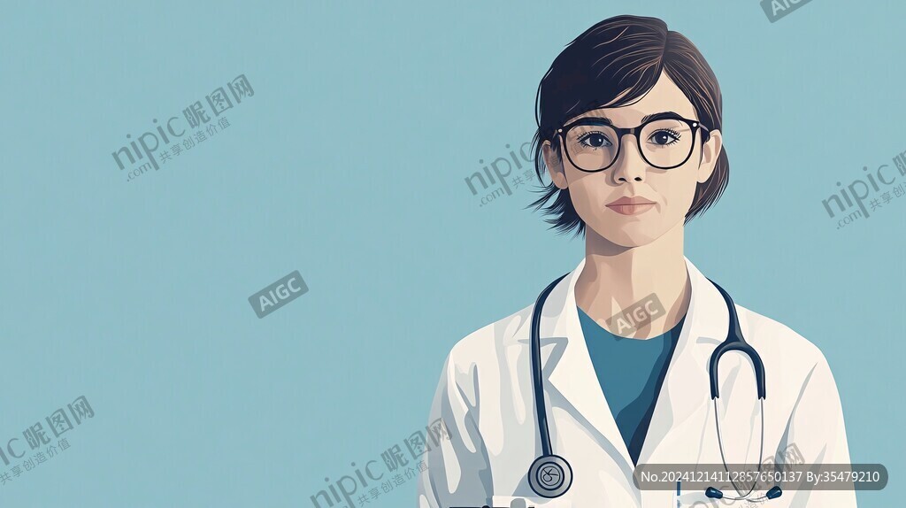 女医生插画