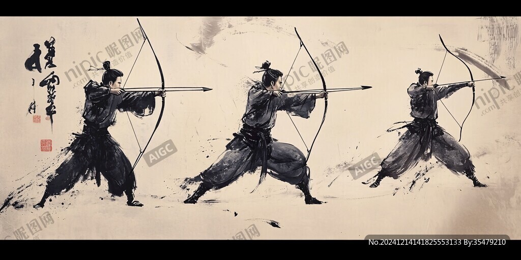 弯弓射雕