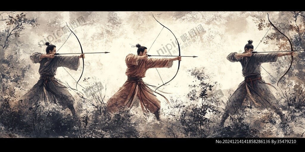 弯弓射雕