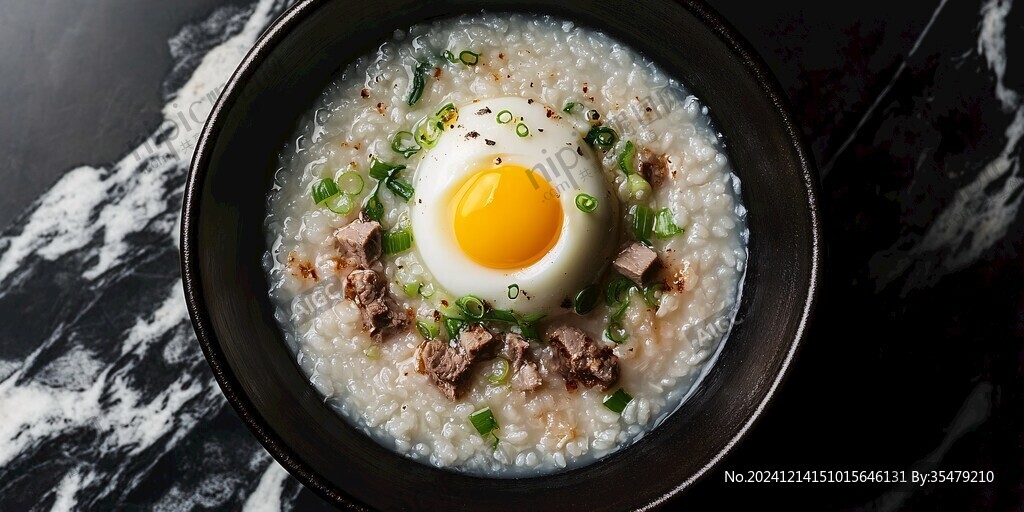 窝蛋牛肉粥
