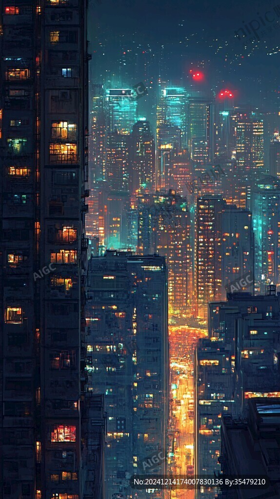 插画楼房