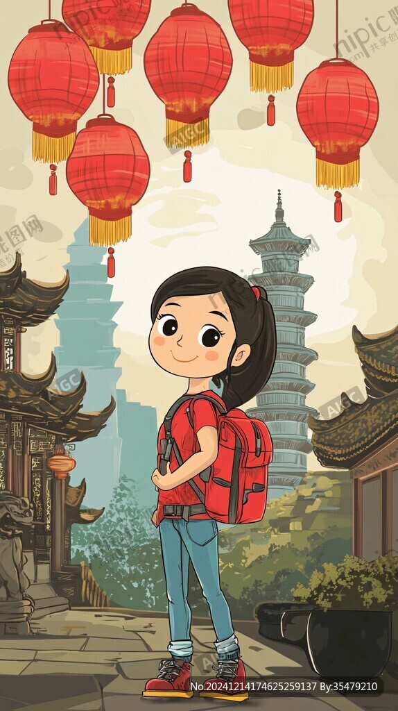 华东地区插画