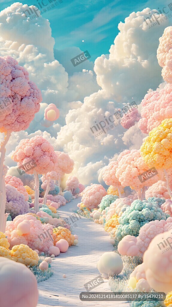 云朵白云棉花糖
