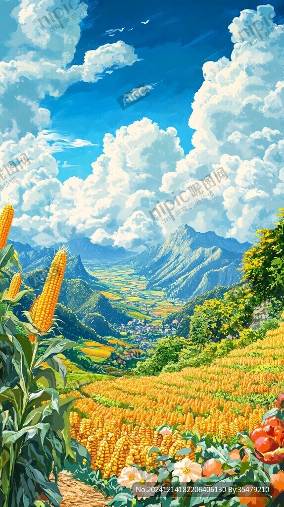 插画风景画