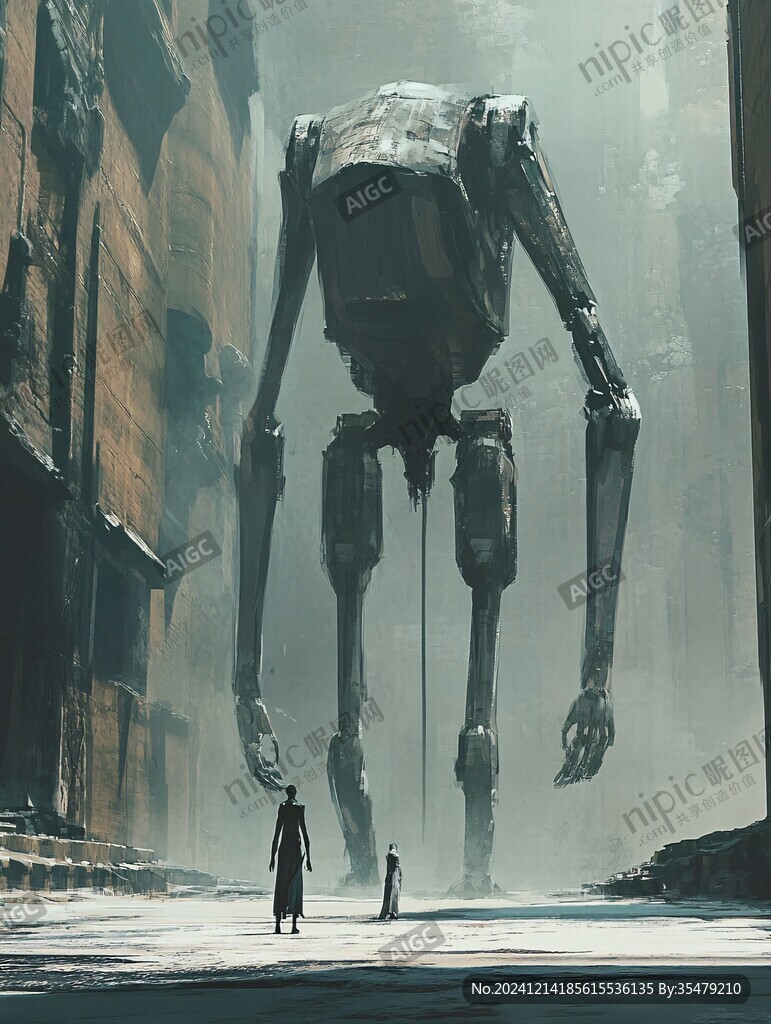 科幻题材插画