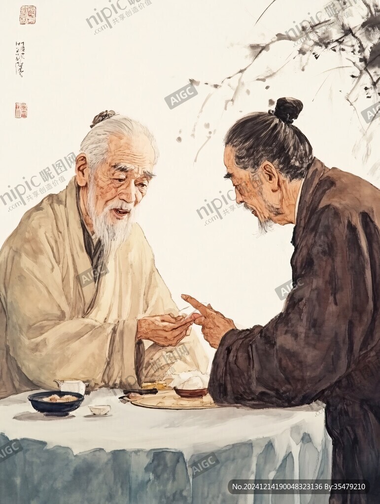 扁鹊问诊图