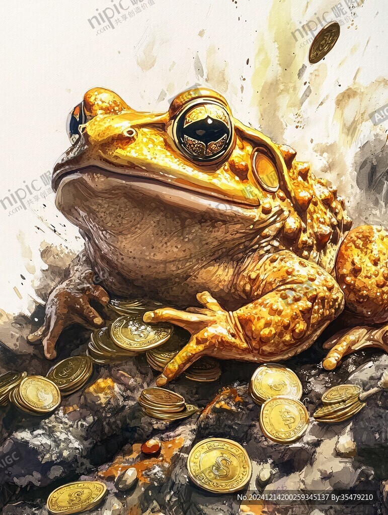 金蟾吐钱