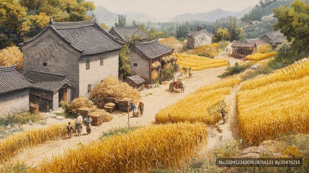 农村丰收场景