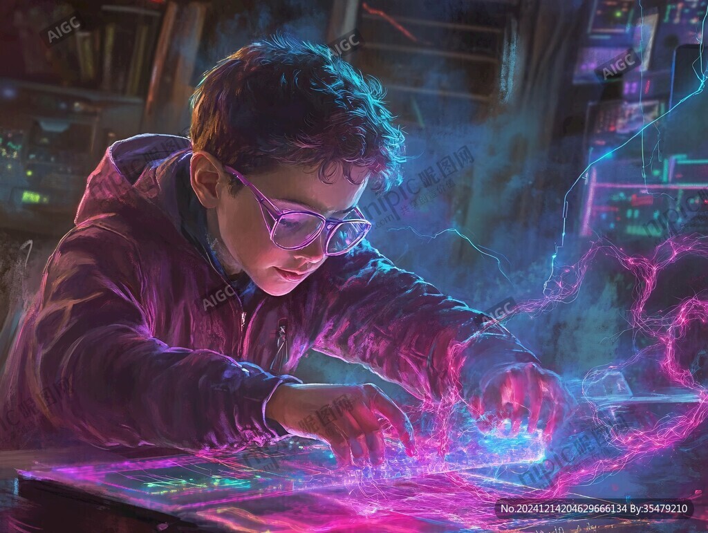 科幻题材插画