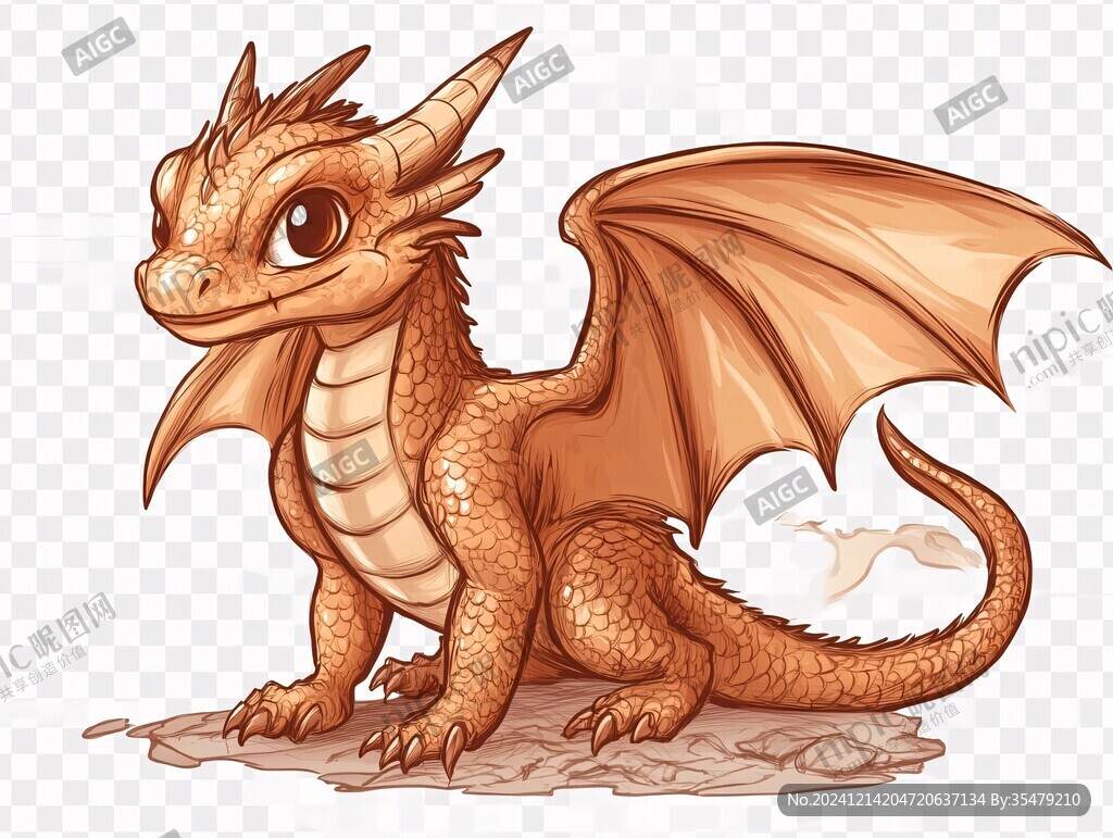 q版龙卡通龙造型