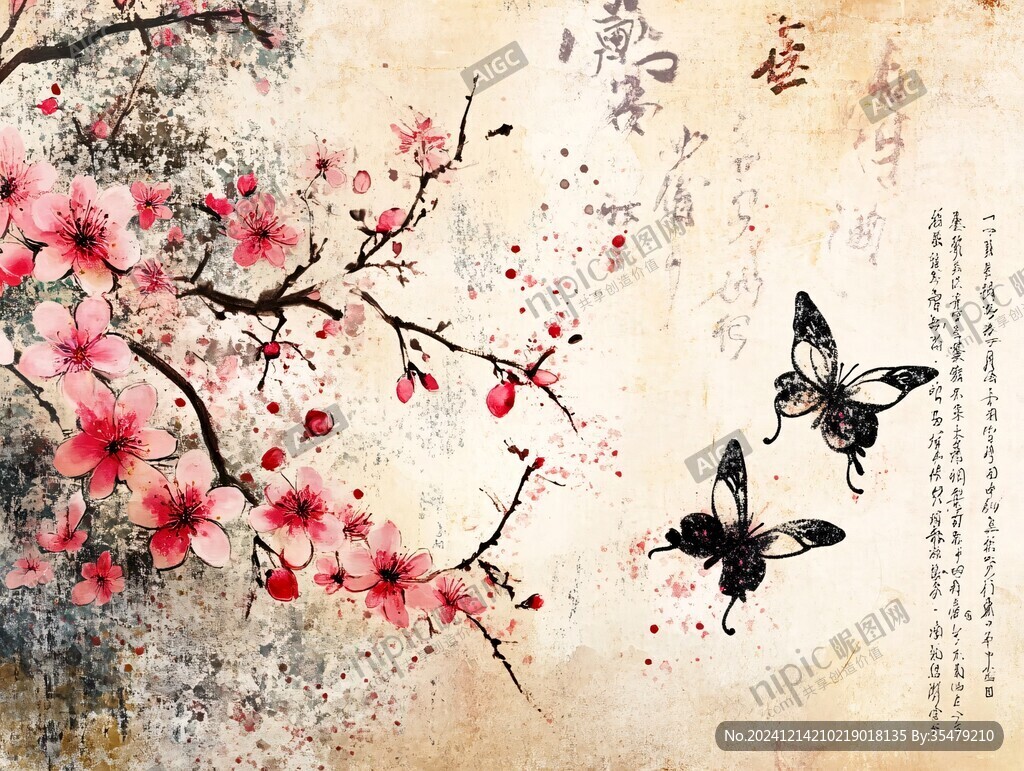 蝶恋花图片素材下载