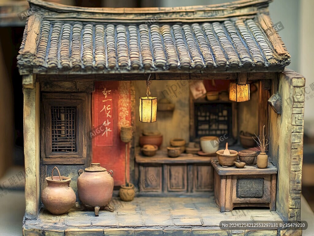 泥塑生活场景
